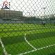 Diamond Cyclone Fence Green Pvc Coated Chain Link Temporary Fence For Sports
