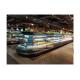Commercial Multi Deck Round Island Open Freezer Refrigeration For Supermarket