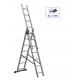 Durable 3x7 Collapsible Extension Ladder Adjustable Aluminum Ladder