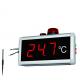 Red Led Display Digital Indoor Outdoor Thermometer Hygrometer 40 Meters Long Visual Distance