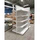 Milk White Convenience Store Display Shelves Retail Store Godolas