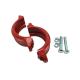 Ductile Iron Grooved Pipe Fittings Fire Fighting Grooved Pipe Adapter