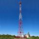60m Galvanized Steel Telecom Tower 4 Legged Self - Support Lattice Mast