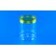 PET Round Plastic Food Containers Environmentally Friendly 80MM Caliber