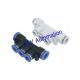 Different Diam One Touch PK,PKG Union Triple Plastic Pneumatic Tube Fittings