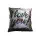 Wholesale Printing Personalized Logo Or Text Decorative Throw Pillows Pillow Cases For Chair or Car