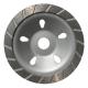 180MM Sintered Turbo Grinding Head Diamond Cup Wheel , Concrete Grinding Wheel
