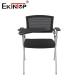 Black Training Chair With Mesh Backrest And Breathable Seat Cushion