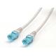 Unshielded 3ft cat6 patch cables , Molded category 6 patch cable grey Color