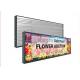 Ultra Wide Bar Stretched LCD Display / LCD Bar Display For Supermarket Shelf