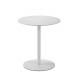 America style white round low coffee corner table furniture