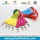 ID Card Accessories Fashionable Full Colors Custom Heat Tranferred Printing Polyester Lanyards