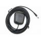 Black GPS Navigation Antenna RG174 3M Cable 1575.42 MHZ For Car
