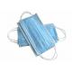 Hygienic 3 Ply Face Mask , Disposable Non Woven Face Mask With Ear Loops
