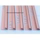 Smooth Matt Anodized Aluminium Curved Edge Tile Trim With Red Copper