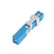 Telecommunication Networks FTTH SC UPC Fast Fiber Connector with Less than 0.3dB