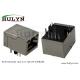 Shielded RJ45 Modular Jack Connector, Through Hole Type, 10/100 Mbps