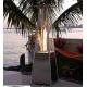 Flame patio heater - Stainless steel