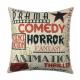 Home Decorative Movie Theater Cinema Personalized Cushion Covers Cotton Linen