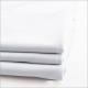 Rusha Textile  Pure White Plain Dyed 1000T Korean ITY Jersey Twist Yarn Knit Fabric For Dress