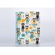 Matte Finishing Soft Cover Notebook / Journal With Spiral Binding And Cartoon Pattern