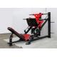 Red Full Fitness Seated Leg Press Machine For Muscle Exercise