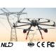 ISO9001 2-4km T10 Unmanned Drone With Manual Operation Hook For Transmission