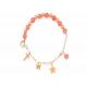 Freshwater pearl jewelry splicing chain strawberry crystal gravel bracelet DIY cross love bracelet female accessories
