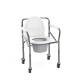 Lightweight Commode Toilet Chair , Showercollapsible Commode Chair For Elderly People