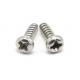 Trilobular Thread Self Tapping Screw Stainless Steel Material Plain Finished
