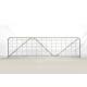 Anti Crrosion Steel Field Gates , Welded Wire Mesh Steel Farm Fence Gate