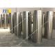 Sliver Removable Security Bollard 304 Stainless Steel Material Anti Impact