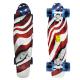 22inch Penny Complete Skateboards With USA Flag Print White Aluminum Trucks