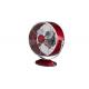 Mini Red 680mm Round Retro Portable Fan 1 Setting Rocker Switch UL ROHS