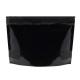 8 X 6 Inch Child Proof Matte Black Medicine Pouch Bag With Push Release Locking