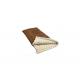 Rectangular Down Mountain Sleeping Bags 100% Cotton Brown Flannel Envelope