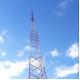 Tv Angular 100m Telecom Steel Tower With Hot Dip Galvanized
