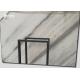 White Marble Stone Slab With Gray Patterns For Countertops / Floors