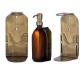 Wall-Mounted Brass Soap Dispenser Bracket 250-300ml Single Bottle Holder for Kitchen Bathroom