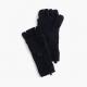 Boy ' S Knit Fingerless Gloves Multi Color With Button Flap Jersey Construction