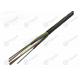 Blown Micro Fiber Optic Cable Black Color 6-72 Cores With HDPE Outer Jacket