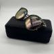 16.3CM Microfiber Metal Eyeglass Case Cuboid Unisex Case For Sunglasses