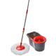 Hand Press 360 Microfibre Spin Mop And Bucket Floor Cleaning Double Drive System