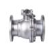 Stainless Steel 304/316 High Platform Flanged Ball Valve for Straight Through Channel