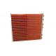 Copper Tube 1.8mm Fin Heat Exchanger Freon For Marine