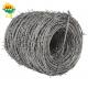 Coated Hot Dipped Galvanized Barbed Wire Customizable Length Per Coil 10-200m