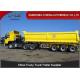 Big Capacity CE Dump Semi Trailer Hyva Oil Cylinder 30 Tons Transport Stone