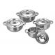 Mirror Finished Stainless Steel Pots And Pans Set , Stainless Steel Cooking Set
