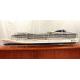 Professional Reproduction MSC Divina Cruise Ship Models With Woodiness Hull Material