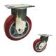 300kg 6x2 Anti Rust Heavy Duty Rigid Plate 304SS Pu Caster Wheel